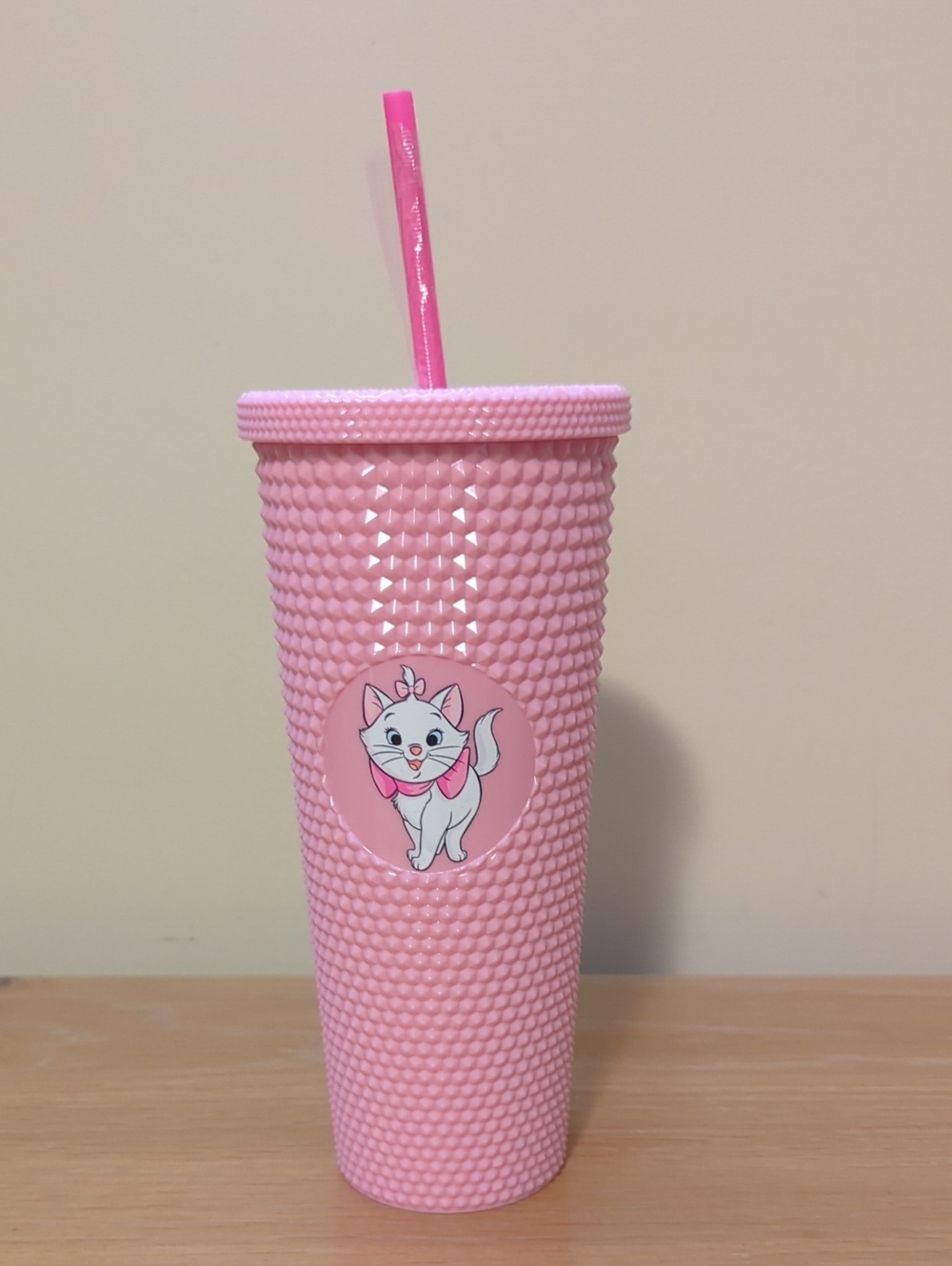 Disney Aristocats Marie tumbler and straw brand new